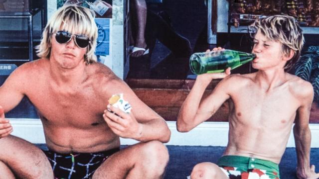 Gary Elkerton (left), 1983. Photo: Hugh McLeod