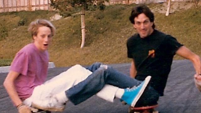 Steve (right) and Tony Hawk, 1980s