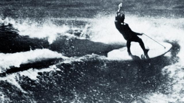 Surf leash, 1971