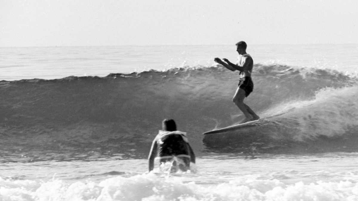 J Riddle Surfer 1963 Malibu Invitational | Encyclopedia of Surfing