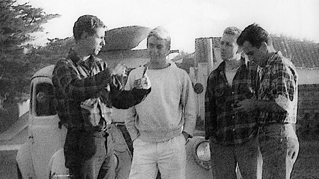 Bob Simmons, far left