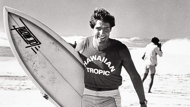 Larmont Surfboards teamrider Michael Tomson, 1979. Photo: Leonard Brady