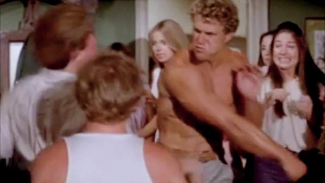 Fight scene from Big Wednesday (1978)