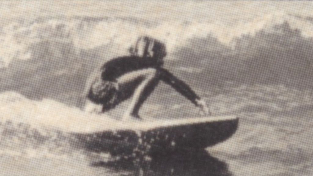 Surfer Christian Fletcher in 1977, age six, at San Onofre