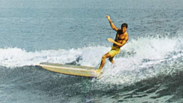 Surf Guide writer Kemp Aaberg, 1964