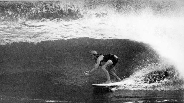 Closeout tube, Newport Point, 1972. Photo: Larry Moore