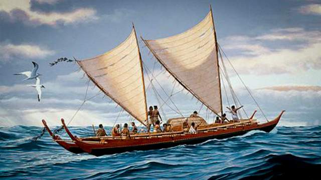 Polynesian voyaging canoe