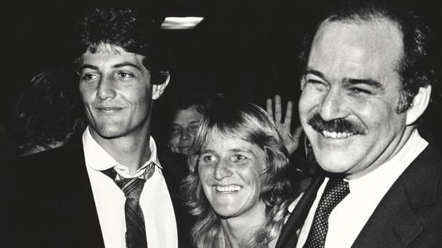 Shaun Tomson, Margo Oberg, Steve Pezman. Photo: Tom Servais