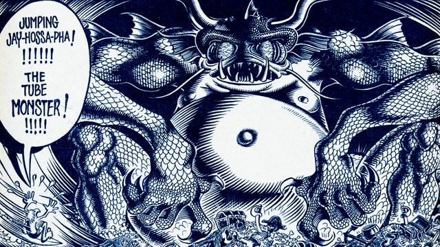 The Tube Monster from Rick Griffin's "Tales from the Tube"