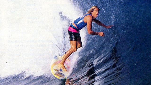 Christian Fletcher, Pipeline, 1989. Photo: Eric Aeder