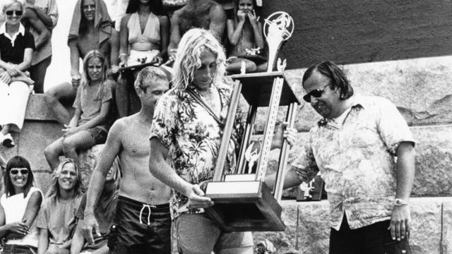 Colin Couture (right) with Mike Oppenheimer, 1975