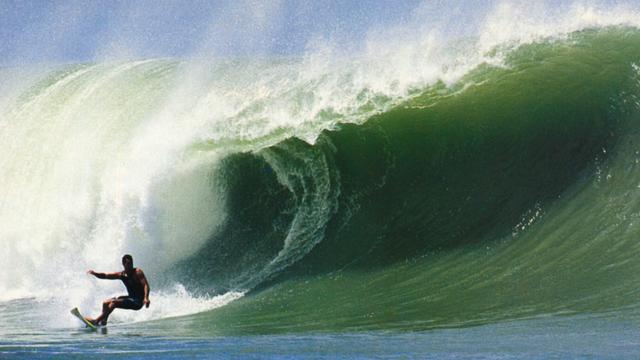 Garrett McNamara, Ala Moana, 1995. Photo: Libby