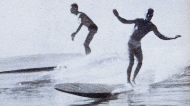 Peanuts Larson (right) and EJ Oshier, San Onofre