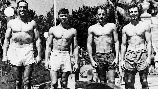 Dickie Cross, second from right