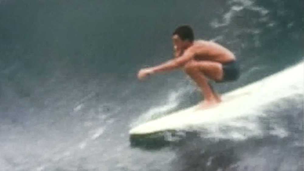 surfer john peck at honolua bay