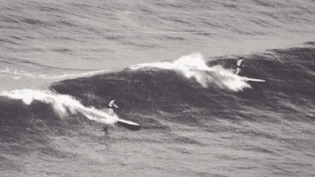 LeRoy Grannis, left, and Hoppy Swarts, Palos Verdes Cove, 1939. Photo: Doc Ball