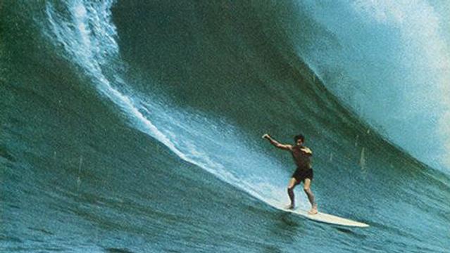 Con Surfboards teamrider Steve Bigler, Sunset, 1965