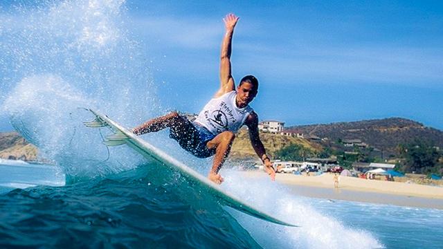 Kelly Slater, Baja, 1990. Photo: Rob Gilley