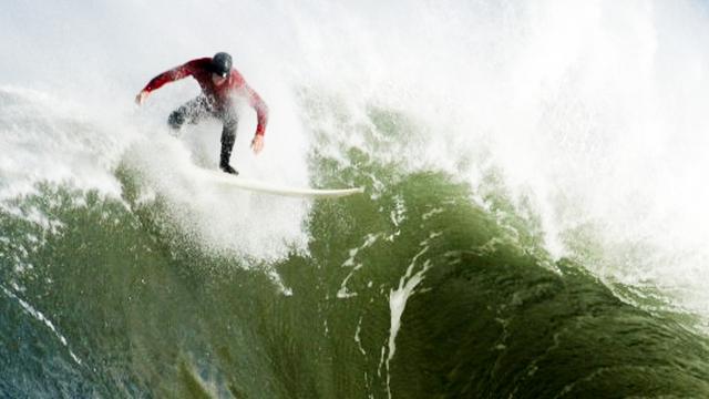 Evan Slater, Mavericks, 2010. Photo: Ben Margot