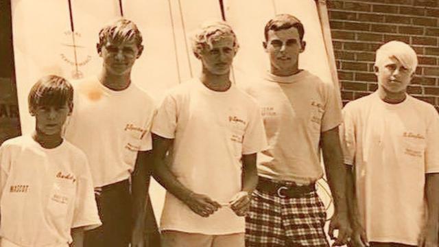Yancy Spencer, center, around 1966