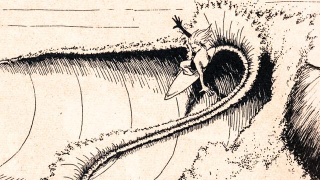 Detail from "Cosmic Shangri-la," by Glenn Chasse, from "Tales from the Tube"