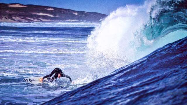 Rick Jakovich, Margaret River, 1990s. Photo: Shane (Vintage Surf Images)