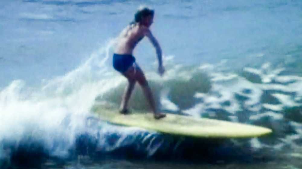 scene from surfing film Sundance, by Curt Mastalka