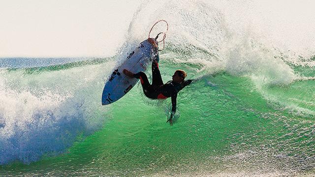 Lakey Peterson, 2015. Photo: Willie Kessel