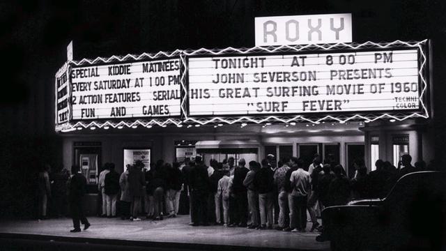 Standing in line for "Surf Fever," 1960. Photo: John Severson/SURFER