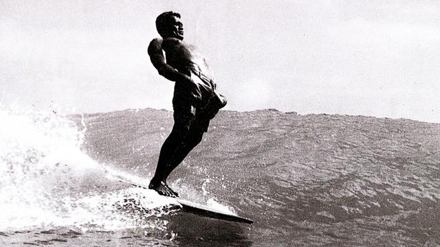 Buffalo Keaulana, Waikiki. Photo: Clarence Maki