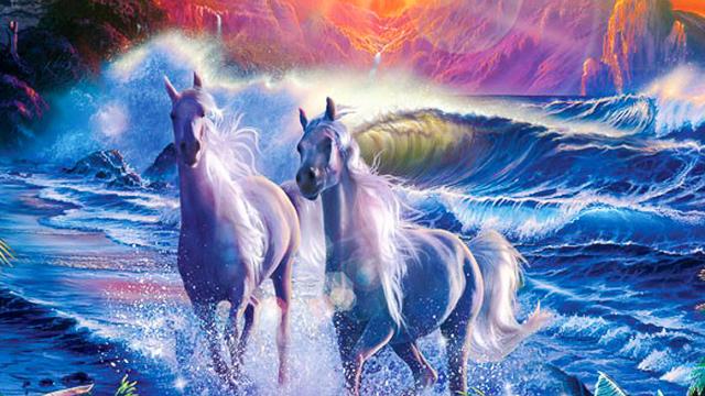 Detail from "Cosmic Serenity," by Chris Lassen