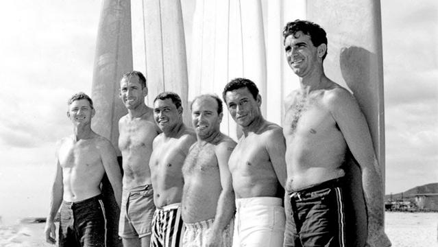 Conrad Canhan, center, 1960