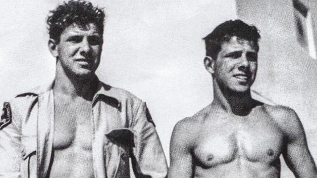 Bill (left) and Bob Meistrell, 1948