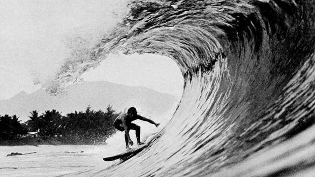 A hollow wave at Pipeline, 1979. Photo: Don King