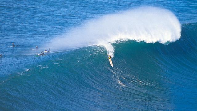 Mark Renneker, Maverick's, 1994. Photo: Rob Gilley