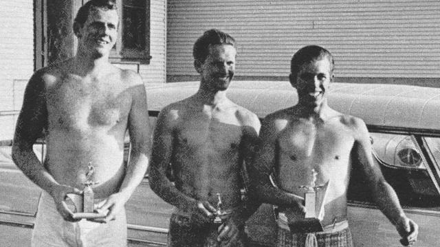 Dick Keating, center, 1964
