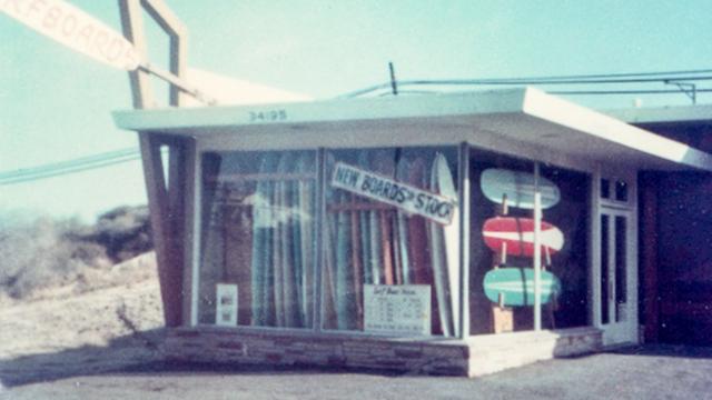 Hobie Surfboards, Pacific Coast Highway, Dana Point, 1956