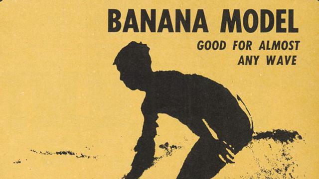 Banana Model, by Harbour Surfboards, 1964 ad