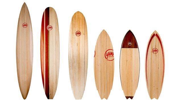 Yana Surf balsa boards, 2015