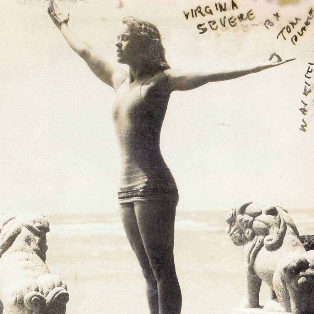 Swimmer Virginia Severe, Waikiki, 1932