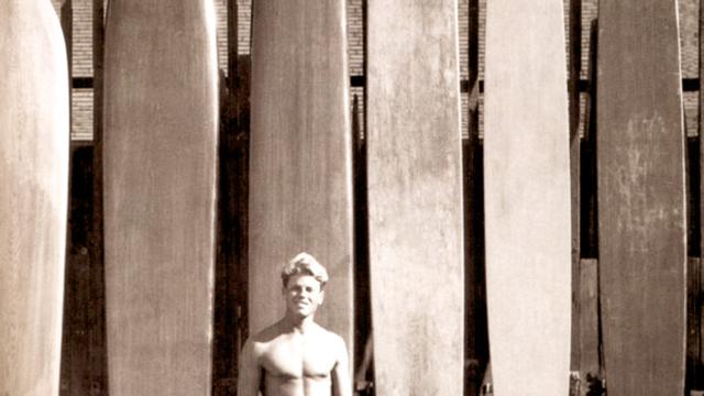 Surfboard fin innovator Tom Blake