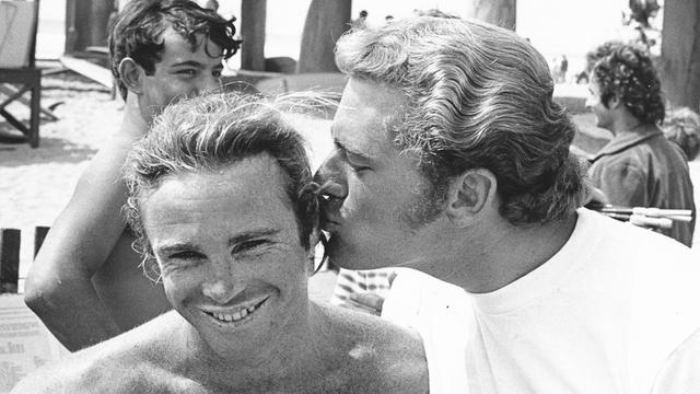 Chuck Dent (right) and Johnny Fain, Huntington, 1969. Photo: Drew Kampion