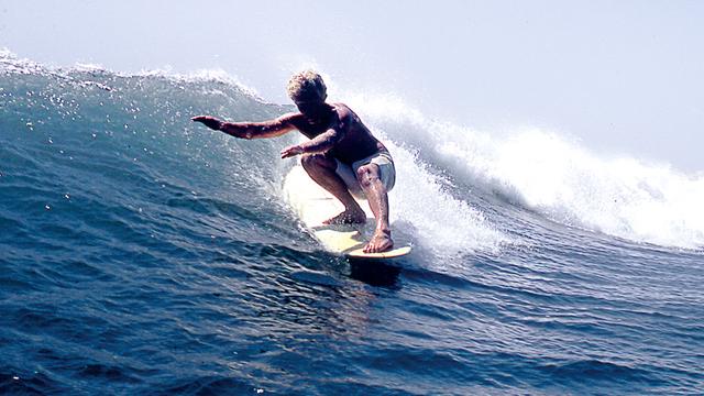 Skip Frye, cheater five, Hollister Ranch, 1967. Photo: Ron Stoner / SURFER