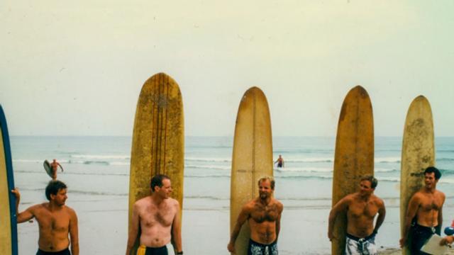 Old Timers Surf Contest, Cape Cod.