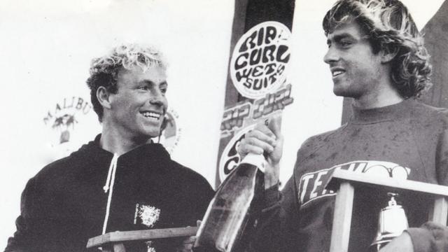 Carroll (left) and Curren, Bells, 1986