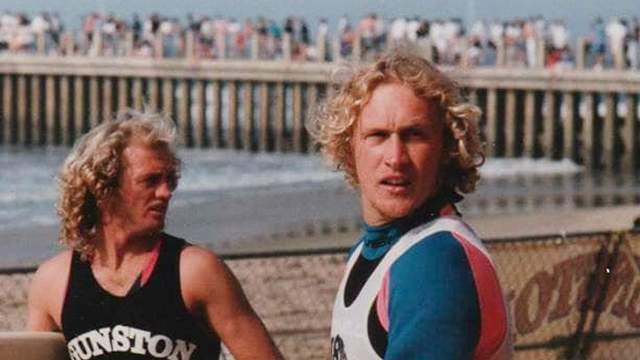 Robbie Page, right, 1987 Gunston 500, Durban