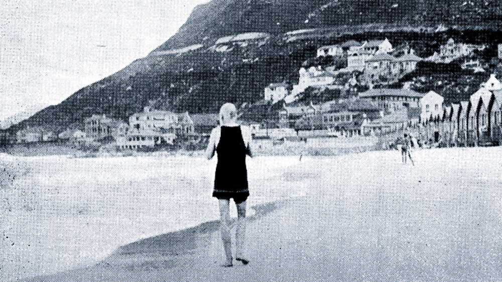 george bernard shaw surfing in muizenberg, cape town, south africa