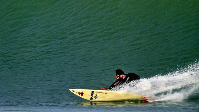 Tom Curren, Jeffreys Bay, 1992. Photo: Lance Slabbert