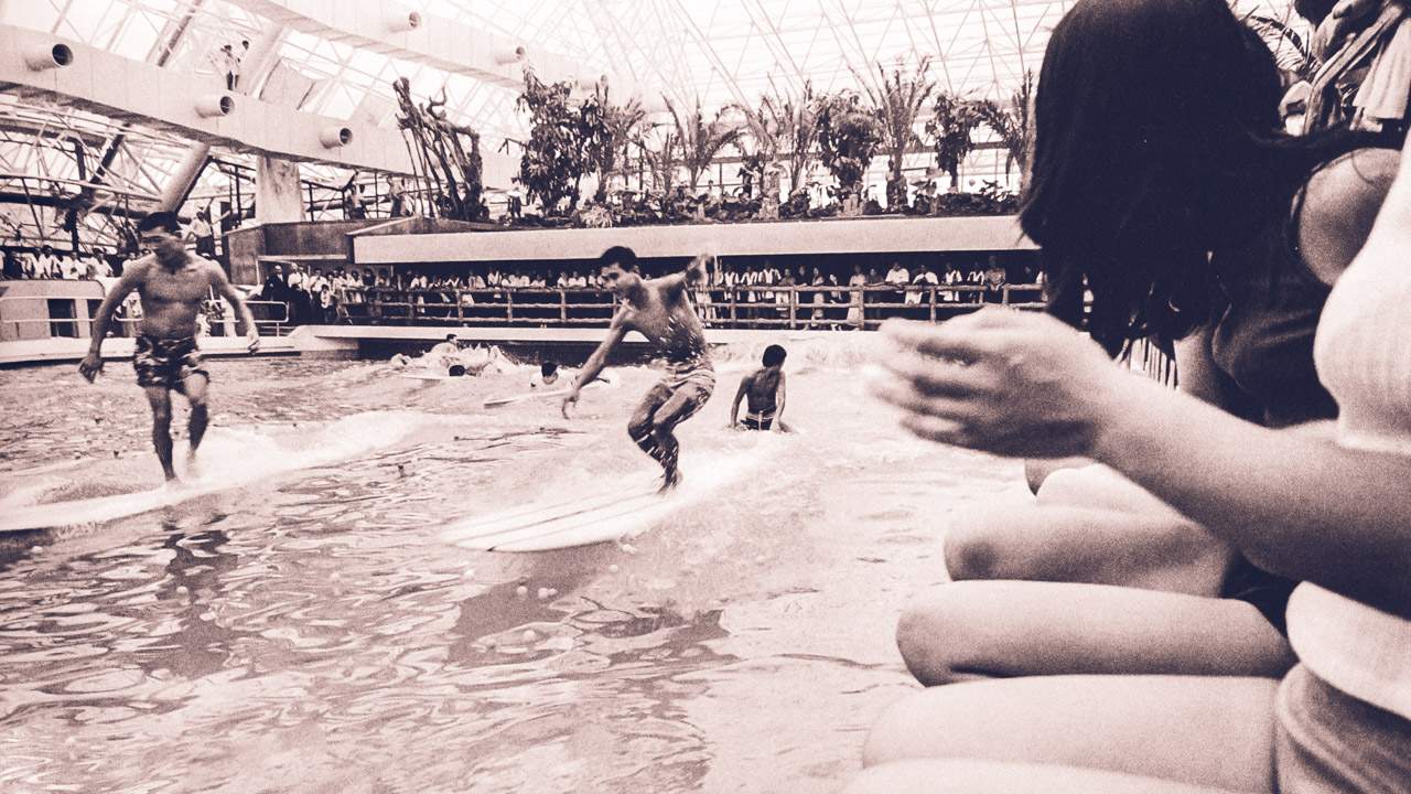 Summerland wavepool, Tokyo, 1967 