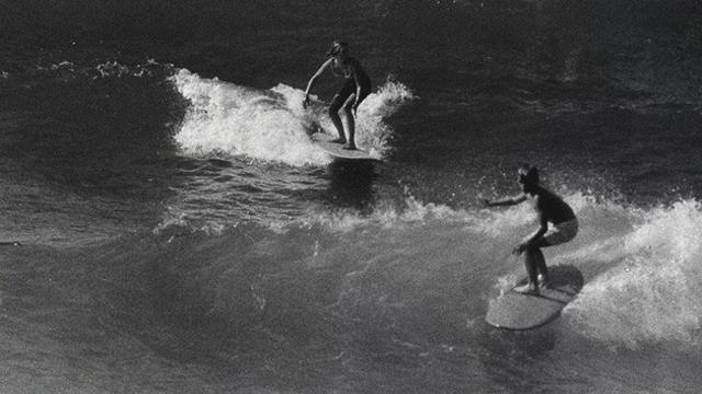 Judy Trim, back, and Stephen Cooney, 1966